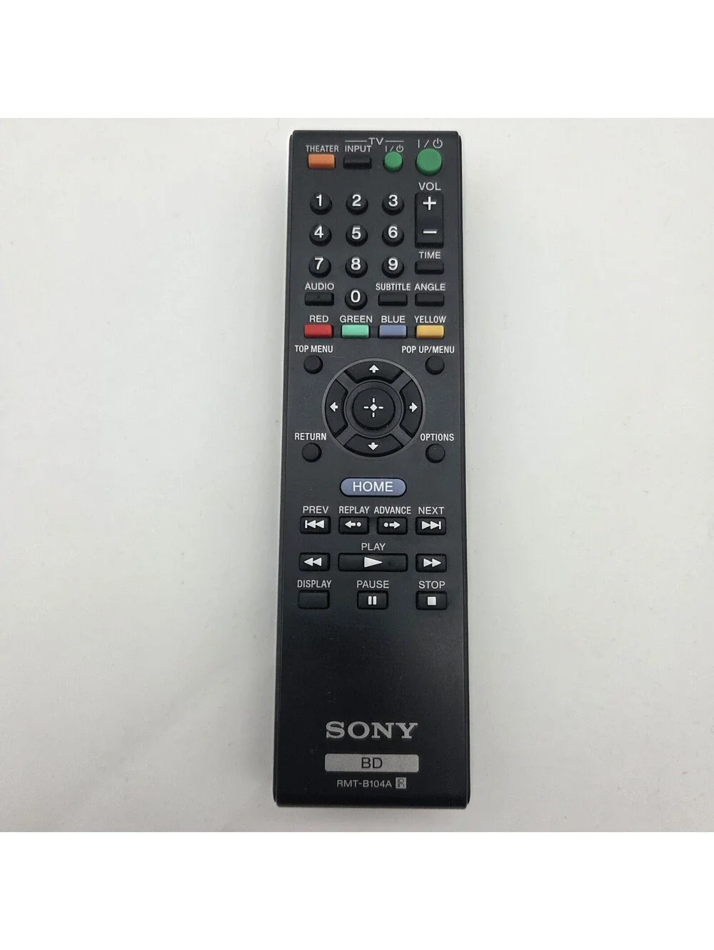 Genuine Sony RMT-B104A Remote Control for Blu-Ray Player BDP-S360 BDP-N460 - OEM